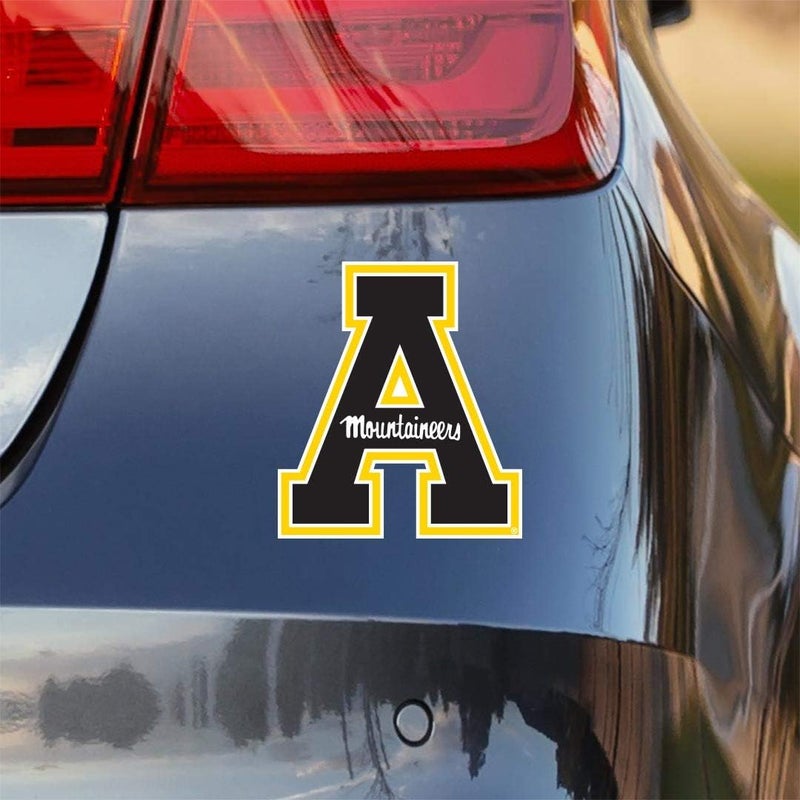 Nudge Printing Collegiate NCAA Car Decal Made from Premium Weatherproof Vinyl (Appalachian State University) - Image 2